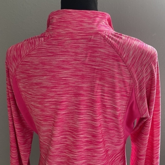 Pink marl half zip athletic dri fit jacket top Medium - Picture 6 of 12